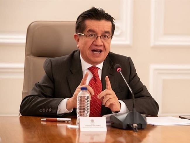 Ministro de Salud, Fernando Ruiz. Foto: Colprensa.
