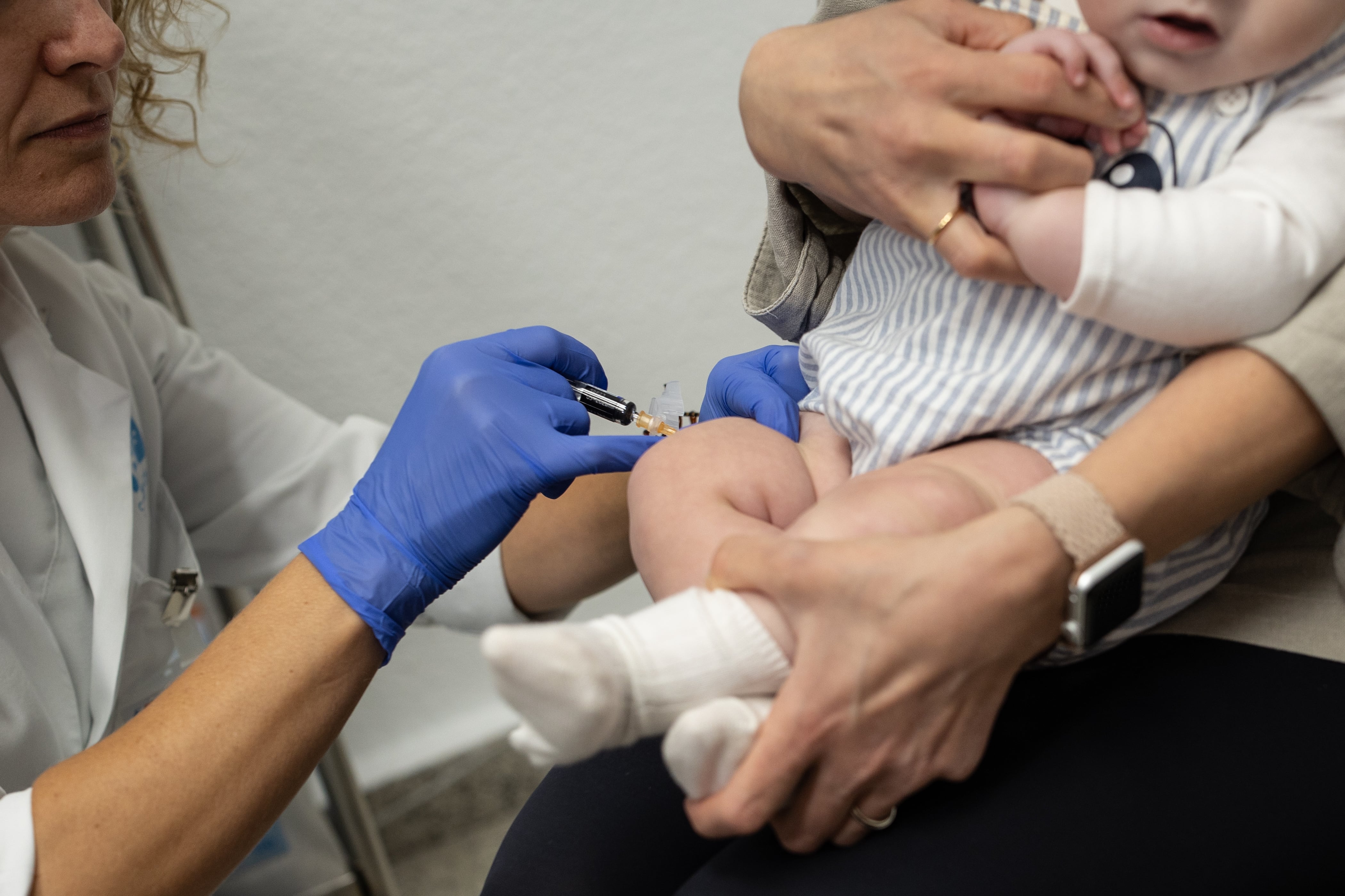 Jornada de vacunación a bebés contra la influenza.
(Foto:    Alejandro Martinez Velez/Europa Press via Getty Images)