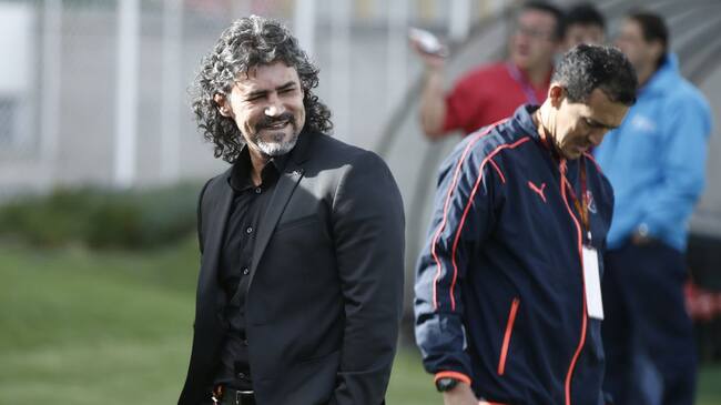 Leonel Álvarez con el Independiente Medellín en 2016