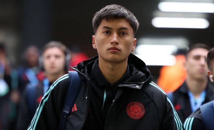 Fernando Álvarez con la Selección Colombia en el Mundial Sub-20 2023 (Photo by Hector Vivas - FIFA/FIFA via Getty Images)