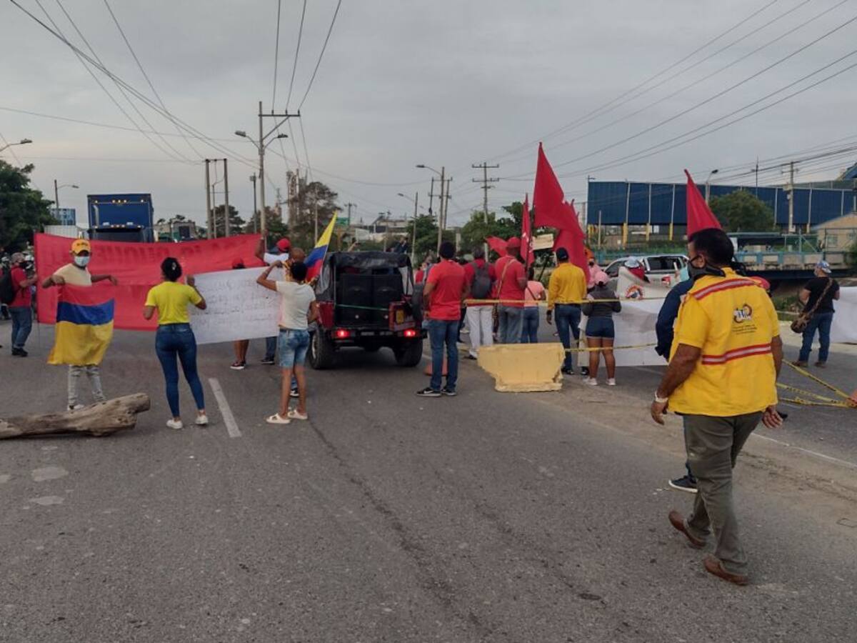 Centrales obreras realizarán cuatro plantones en Mamonal este miércoles