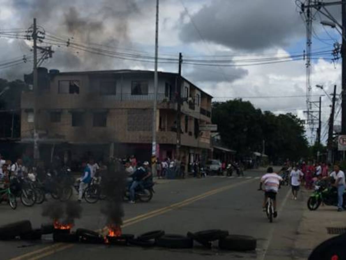 Por operativos contra minas, se desatan disturbios en Tarazá, Antioquia