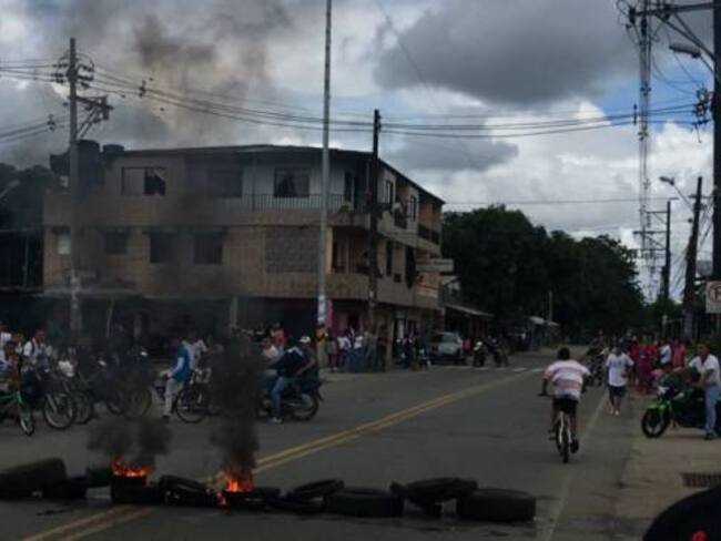 Cierre de minas provoca protestas en Tarazá.
