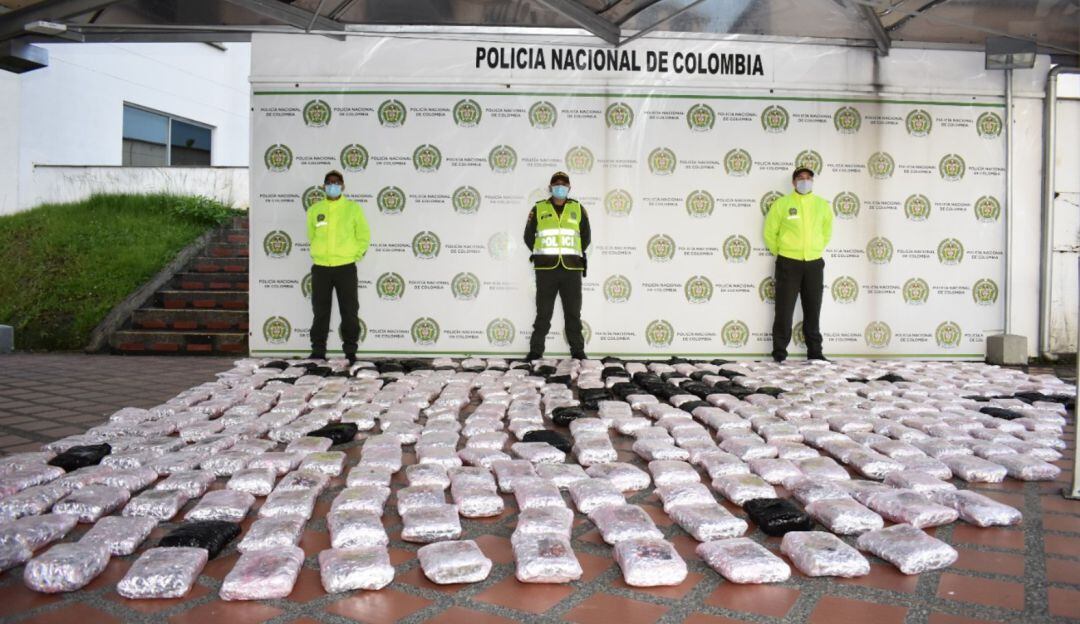 Droga incautada en Risaralda