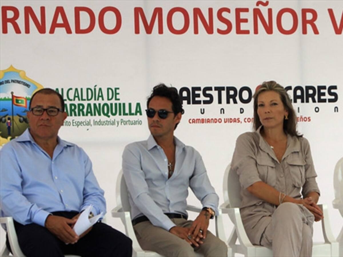 Marc Anthony entregó internado para niños sin hogar, en Barranquilla