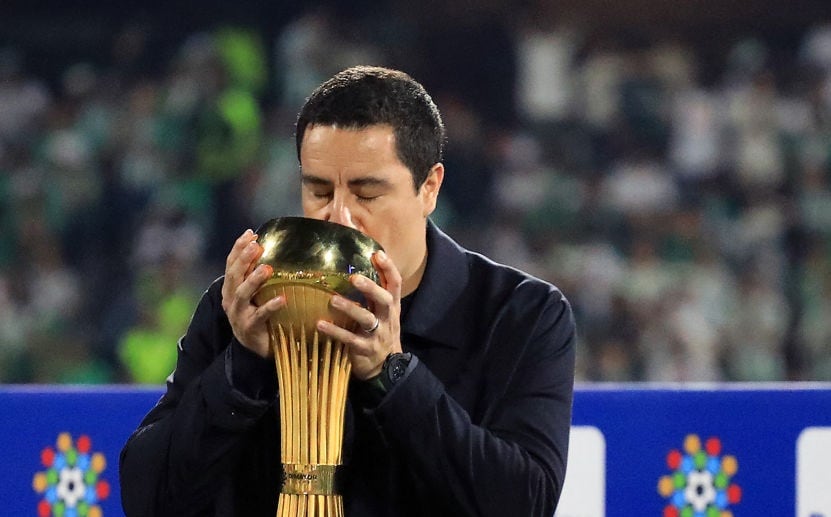 Efraín Juárez, técnico de Nacional / Getty Images