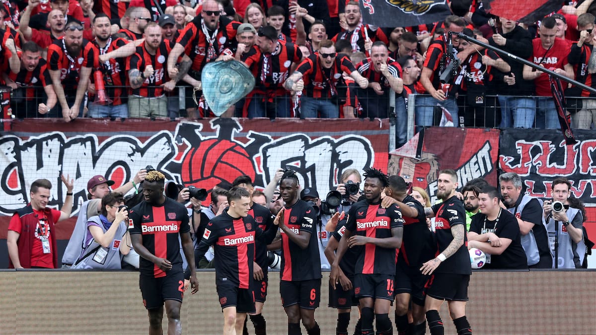 Histórico: Bayer Leverkusen, con Gustavo Puerta, campeón de la Bundesliga por primera vez