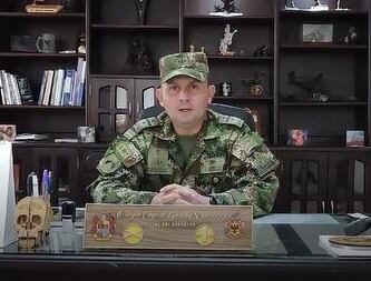 Coronel Giovanny Francisco Ortegón Caycedo, jefe de Estado Mayor y segundo comandante Primera Brigada del Ejército / Foto: Redes Sociales.