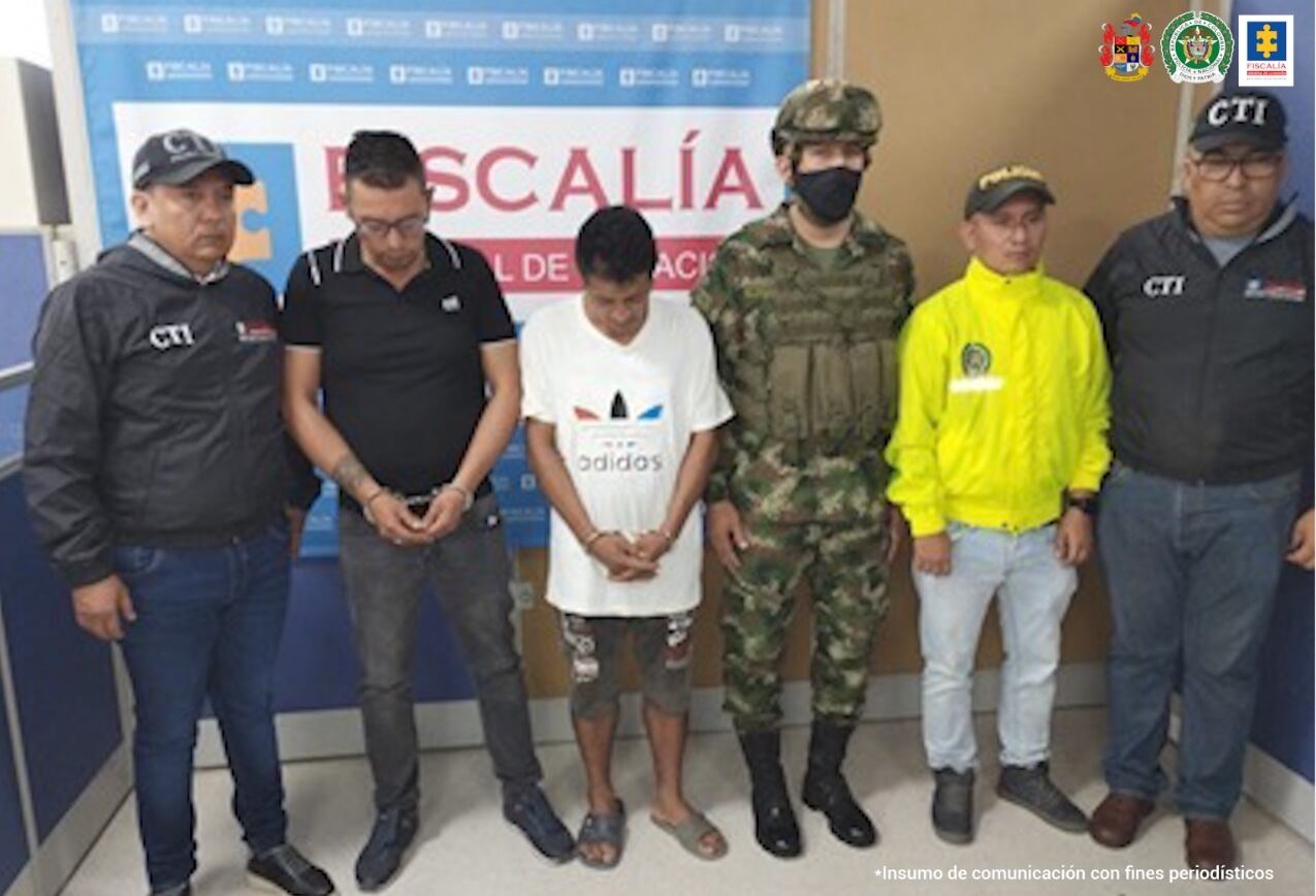 Omar Peña y Edgar Rondón fueron capturados en Ibagué
