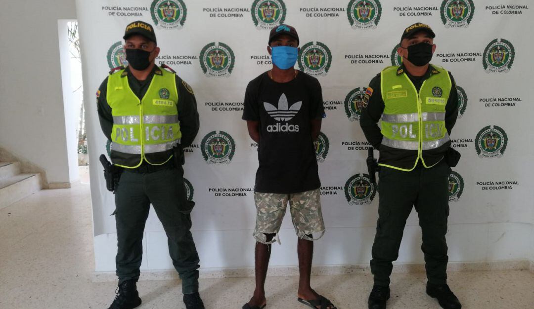 La Policía lo capturó cuando caminaba por una de las calles de San Estanislao de Kostka.