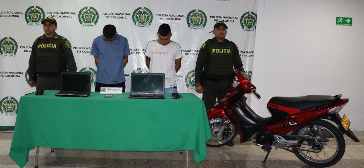 Por hurto fueron capturados dos hombres en Neiva