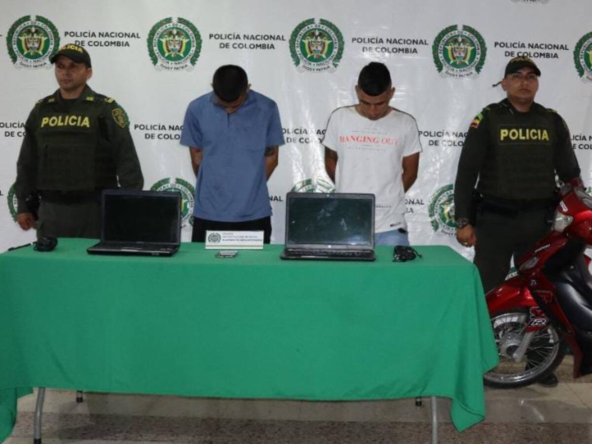 Por hurto fueron capturados dos hombres en Neiva