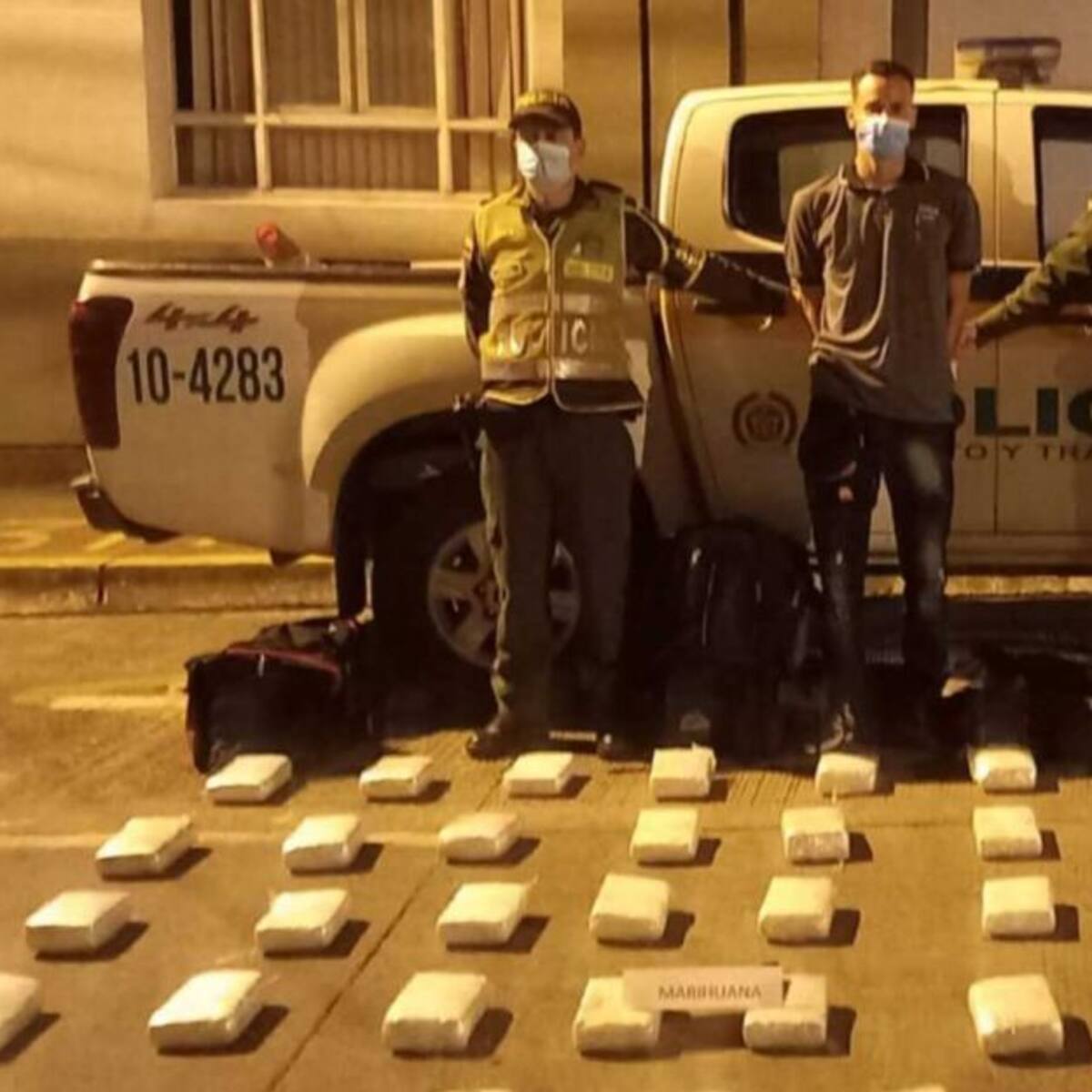 Incautan en vías de Risaralda un cargamento de droga proveniente de Cali