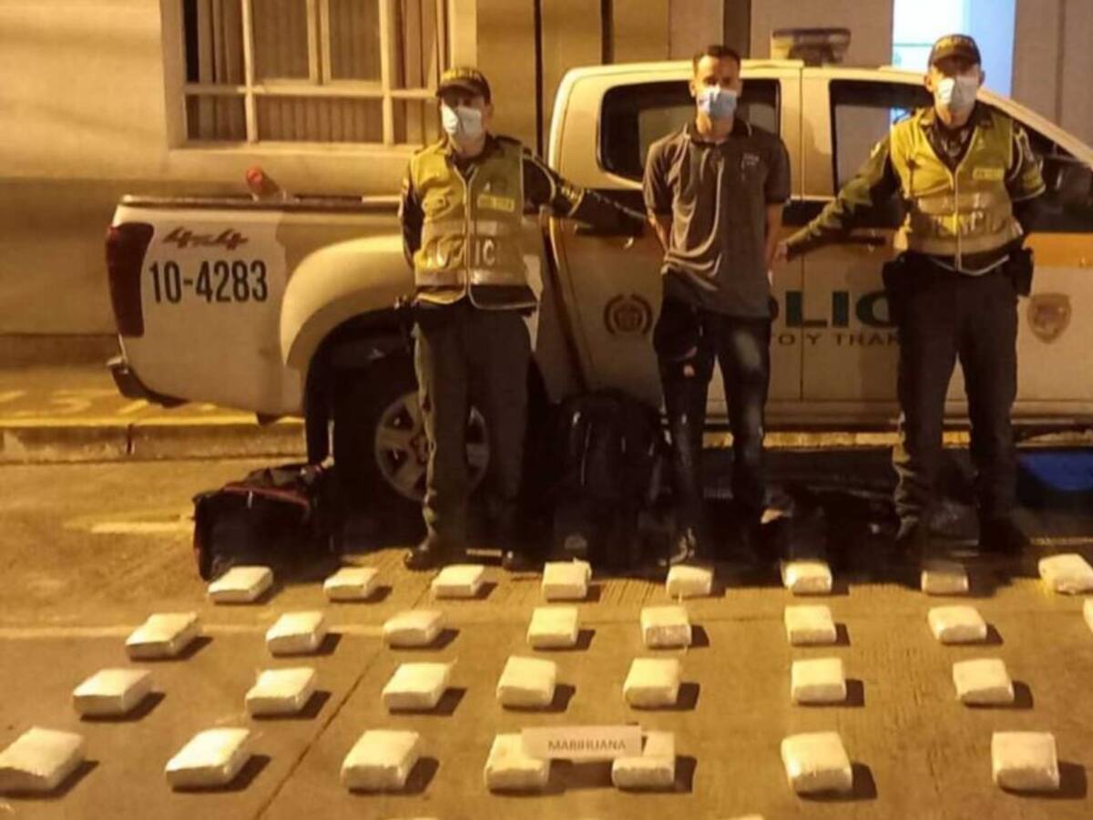 Incautan en vías de Risaralda un cargamento de droga proveniente de Cali