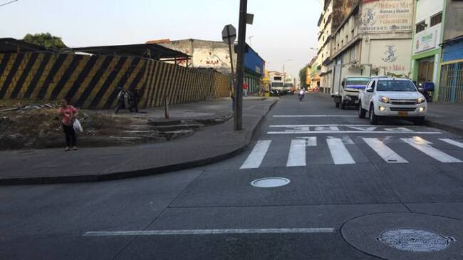Esta es la carretera que va a ser ampliada en pleno centro de Pereira.
