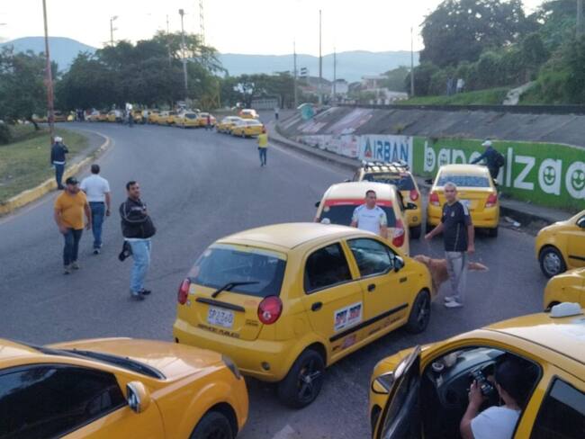 Taxistas de Cúcuta anuncian bloqueos en diferentes puntos de la ciudad