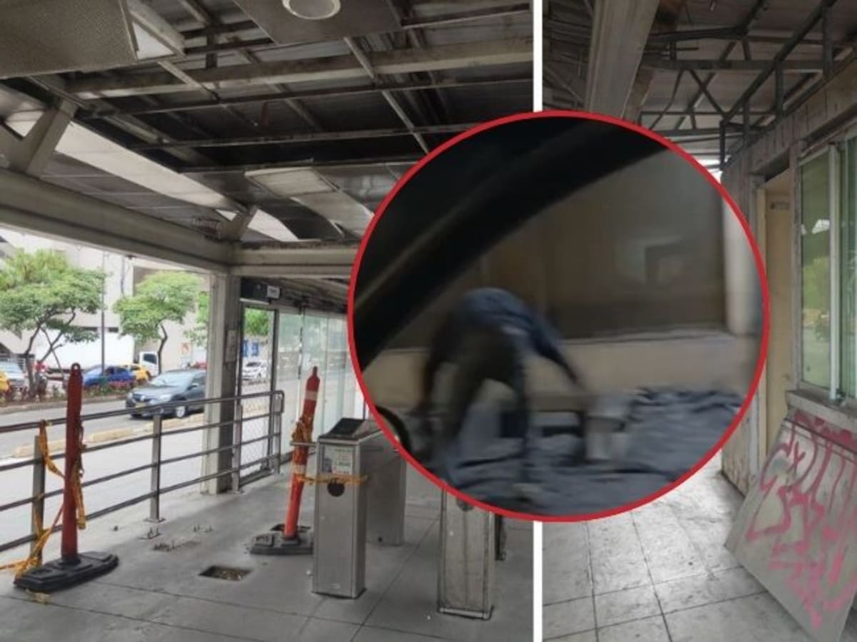 VIDEO | ¿Hasta cuándo?: denuncian que continúa el hurto a estaciones de Metrolínea en Bucaramanga