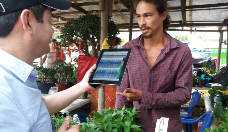 Ramón Mejía, experto en hierbas aromáticas