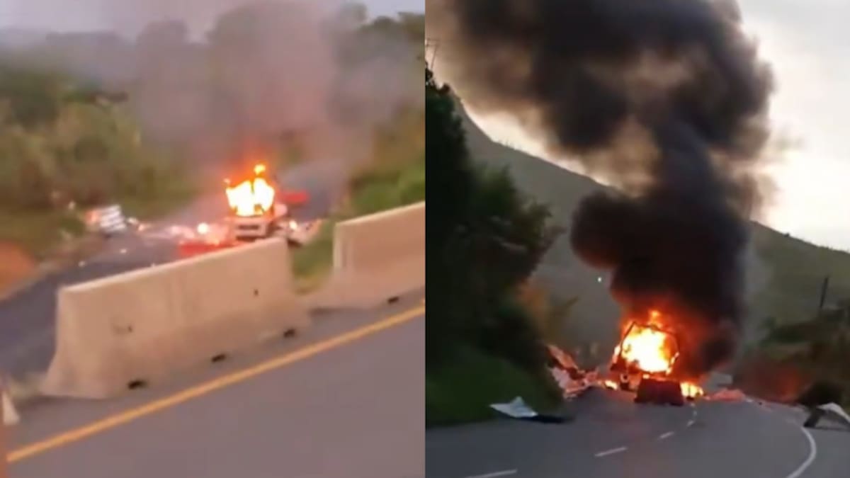 Nuevo ataque en la vía Panamericana en el Cauca: reportan explosión de un vehículo de carga