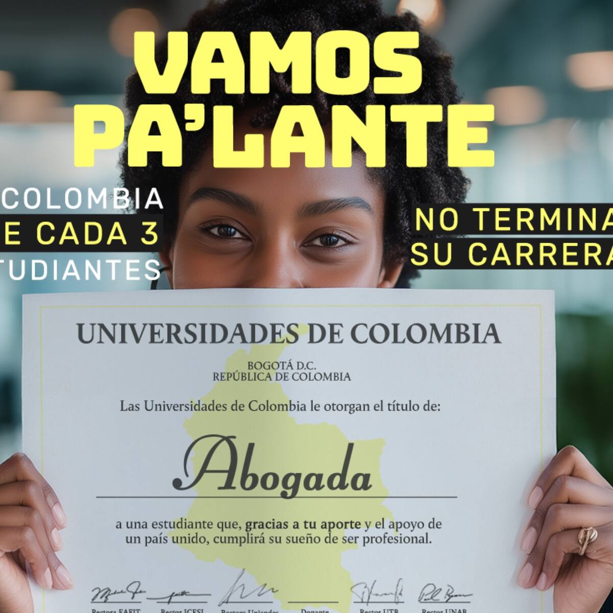 Arrancó Vamos Pa’lante 2025, campaña para que más jóvenes continúen sus estudios y reciban su diploma