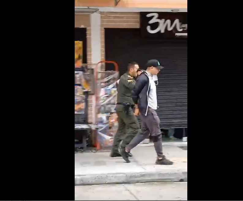 Ladrón capturado en Yarumal- foto Denuncias Antioquia