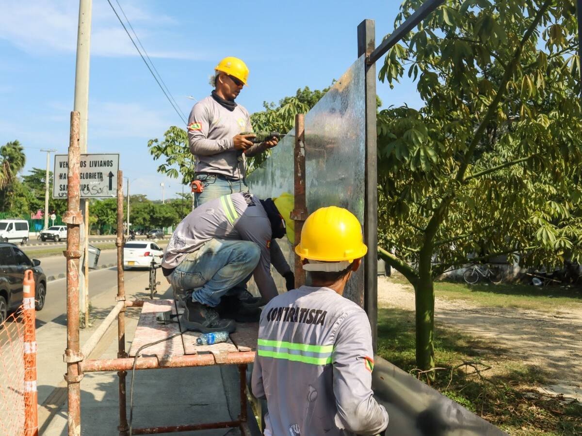 Avanzan trabajos en Nuevo Chambacú: ya se realizó cerramiento y cimentación de canchas