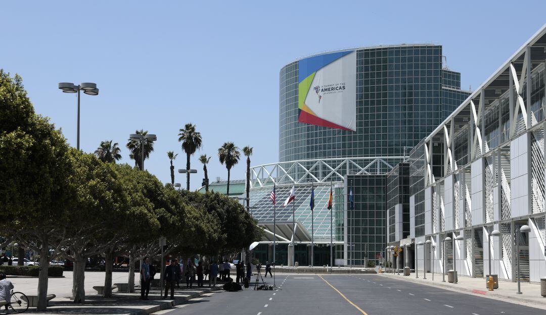 Sede de la Cumbre de las Américas en Los Ángeles, California, 2022. 