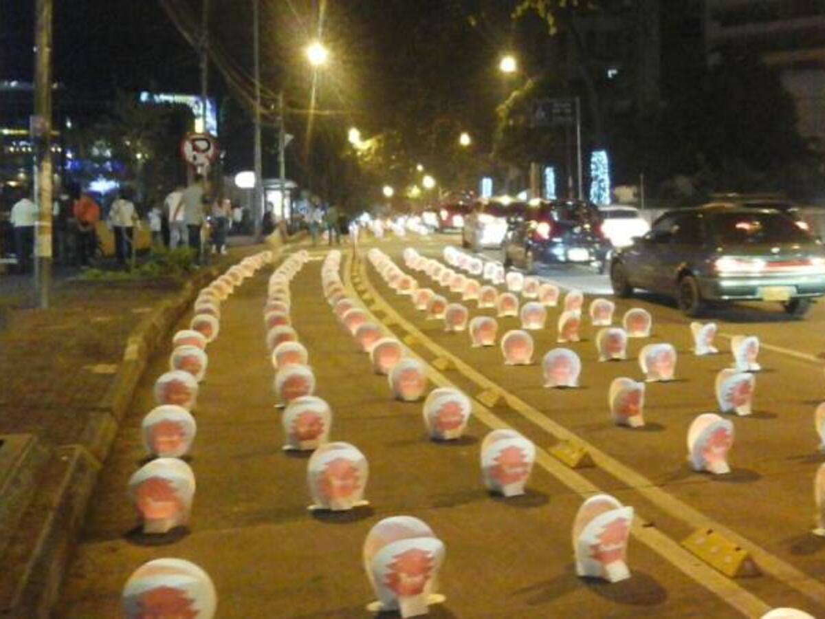 22 mil faroles iluminaron a Pereira en la noche de velitas