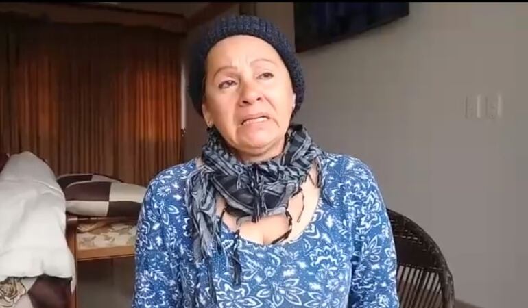Edna Montoya madre del policía nortesantandereano Luis Carlos Torres