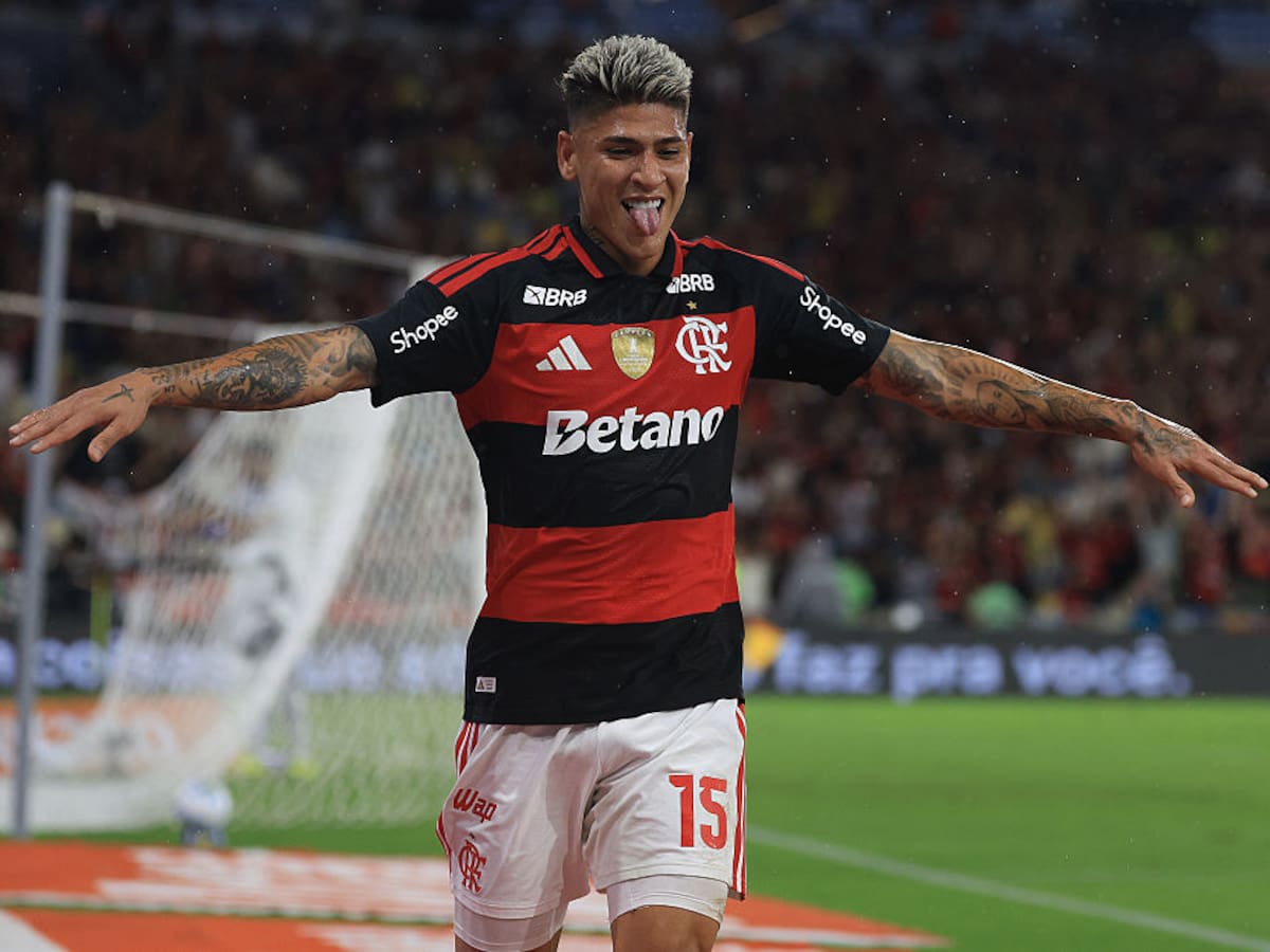 Jorge Carrascal marcó el gol del triunfo de Flamengo sobre Gremio