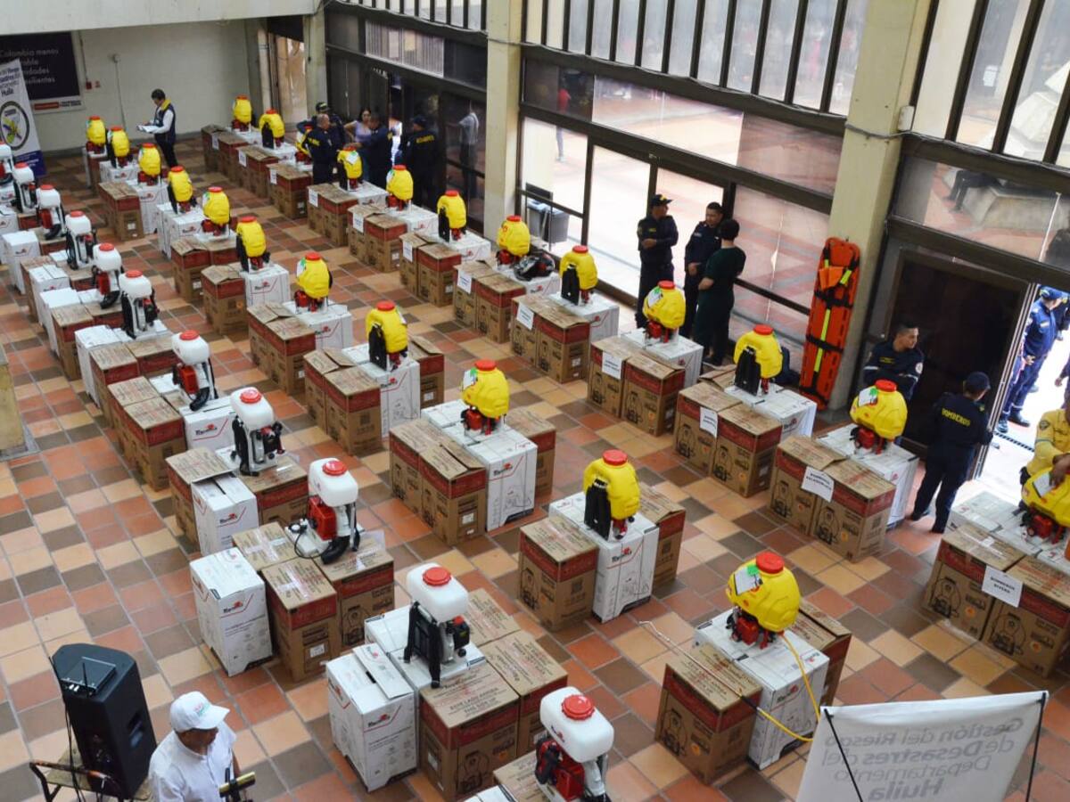 Ayudas para enfrentar incendios de cobertura vegetal, llegan a 35 municipios del Huila