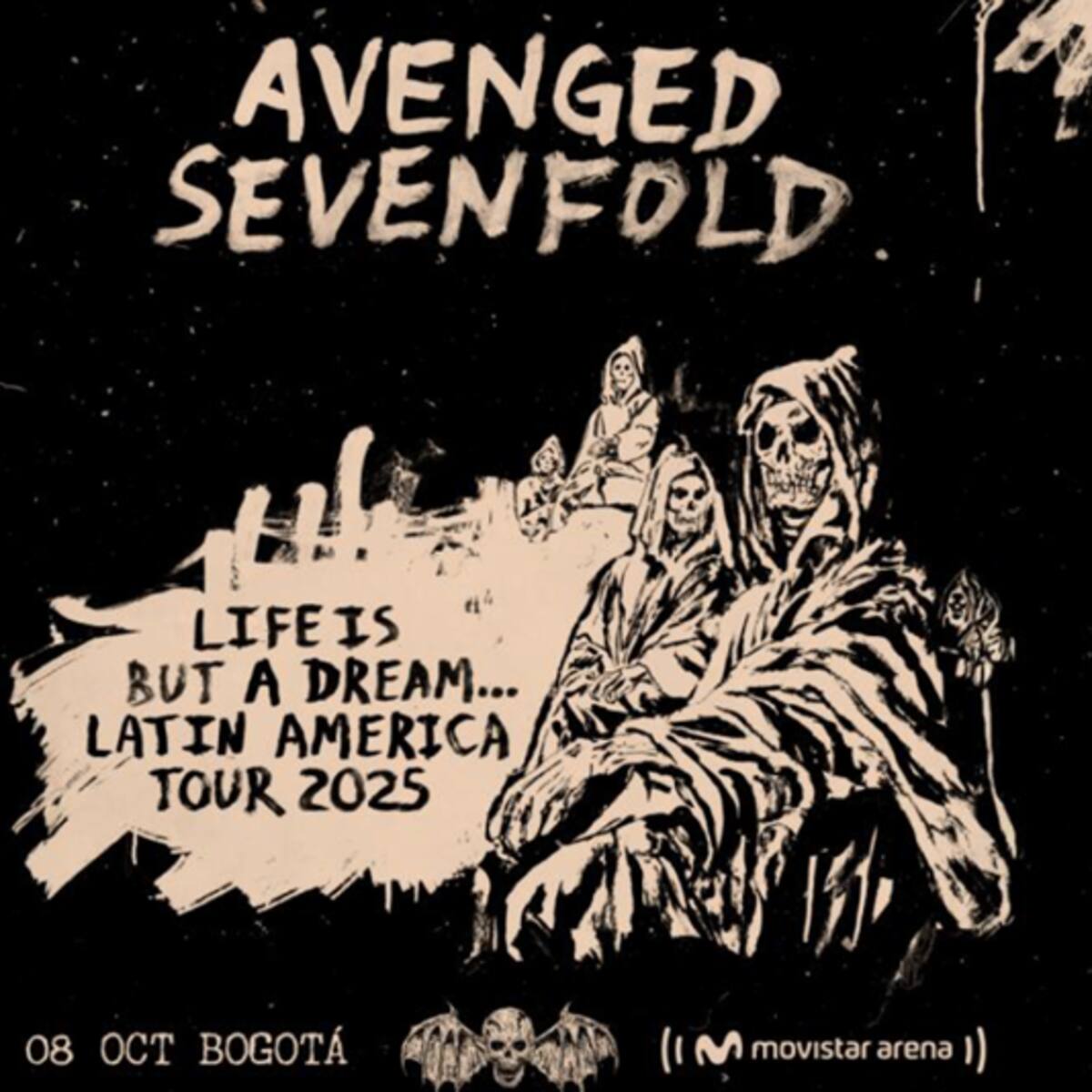Avanged Sevenfold por primera vez en Concierto en Bogotá