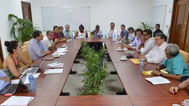 Diálogos del Gobierno con las Farc. Foto: Colprensa.