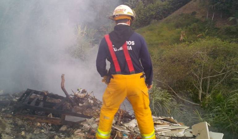 Los incendios se han originado con la ayuda de residuos mal dispuestos.