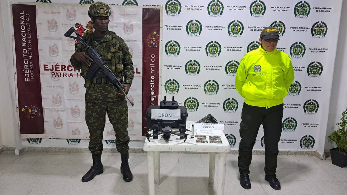 Tolima: Incautan dron que habría sido empleado en atentados
