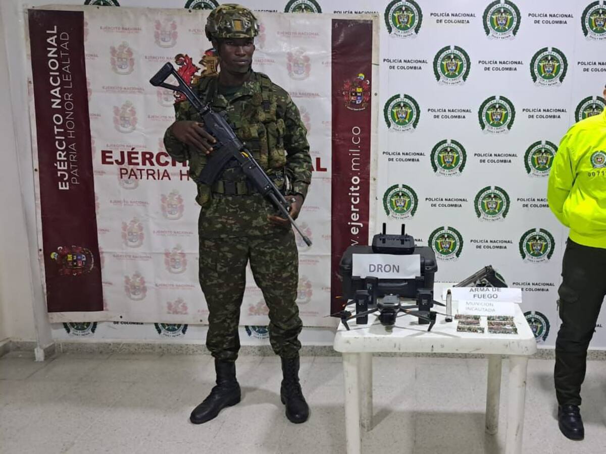 Tolima: Incautan dron que habría sido empleado en atentados