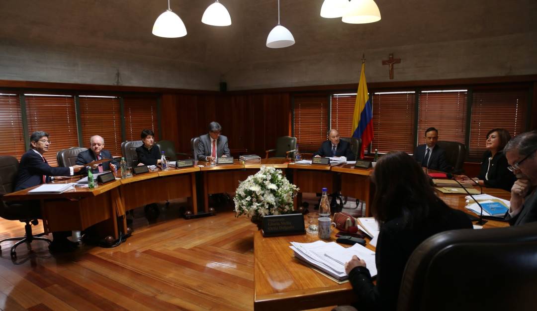Sala Plena de la Corte Constitucional / Colprensa 