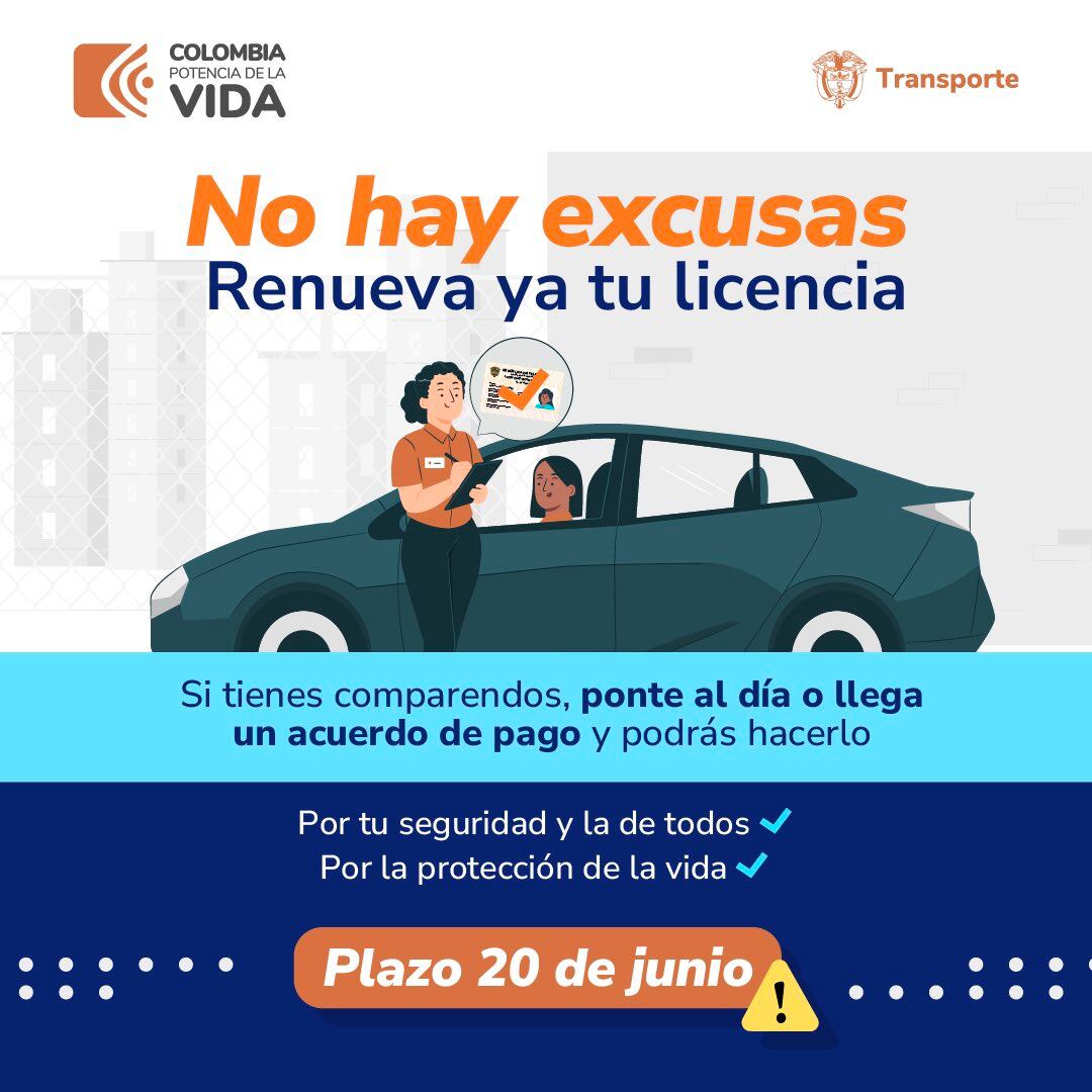 Se agota el tiempo para renovar la licencia de conducción