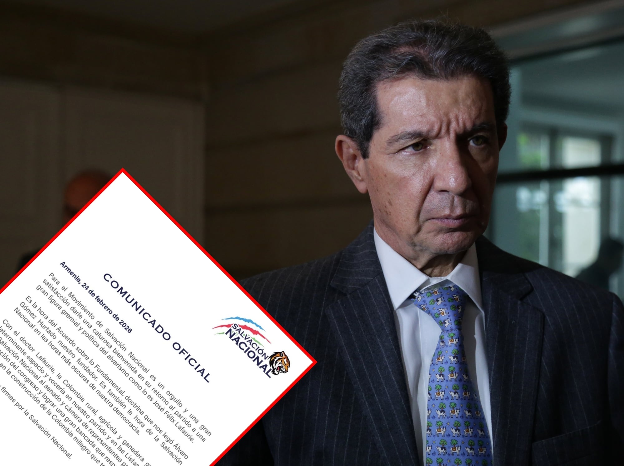 José Félix Lafaurie regresa a Salvación Nacional tras renunciar al Centro Democrático. Fotos: Colprensa y suministrada.