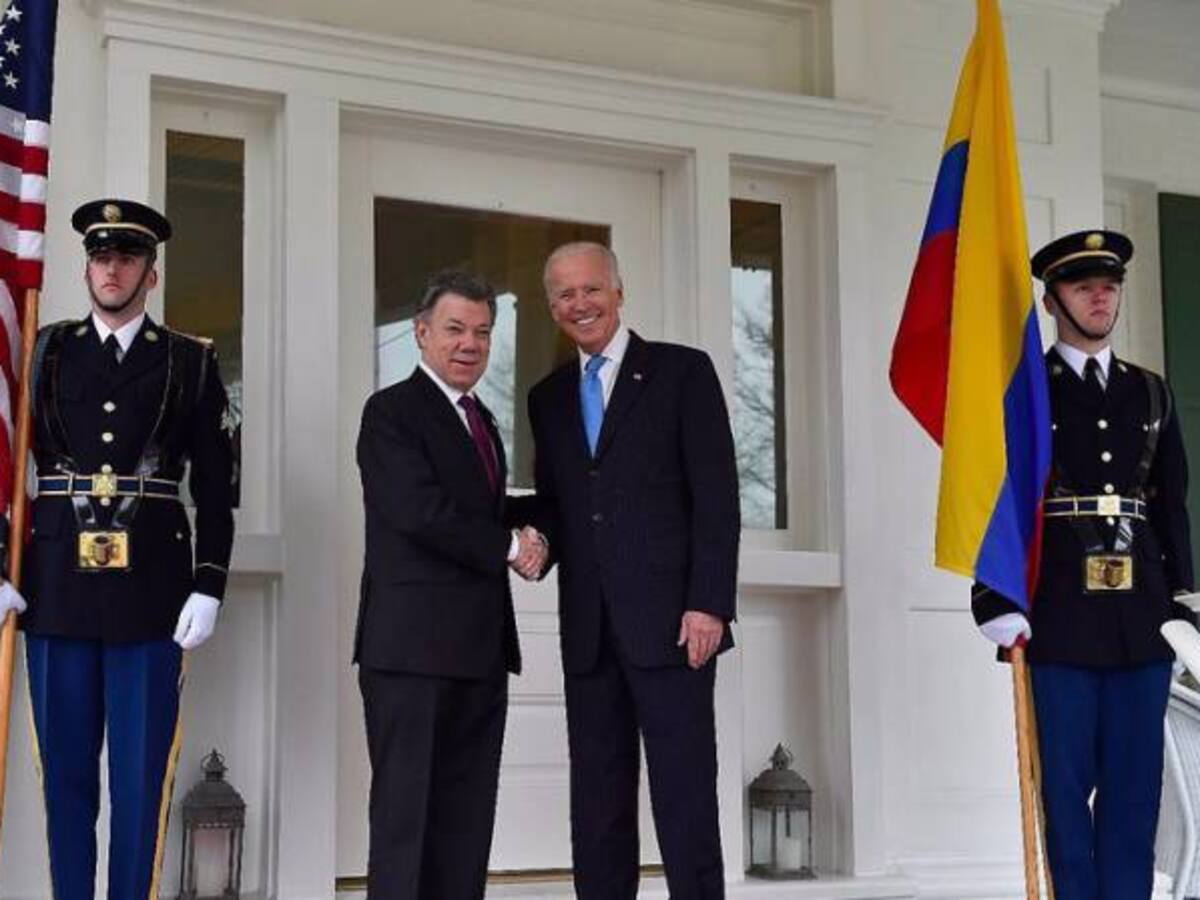 Santos y Biden hablaron del futuro del Plan Colombia y el proceso de paz