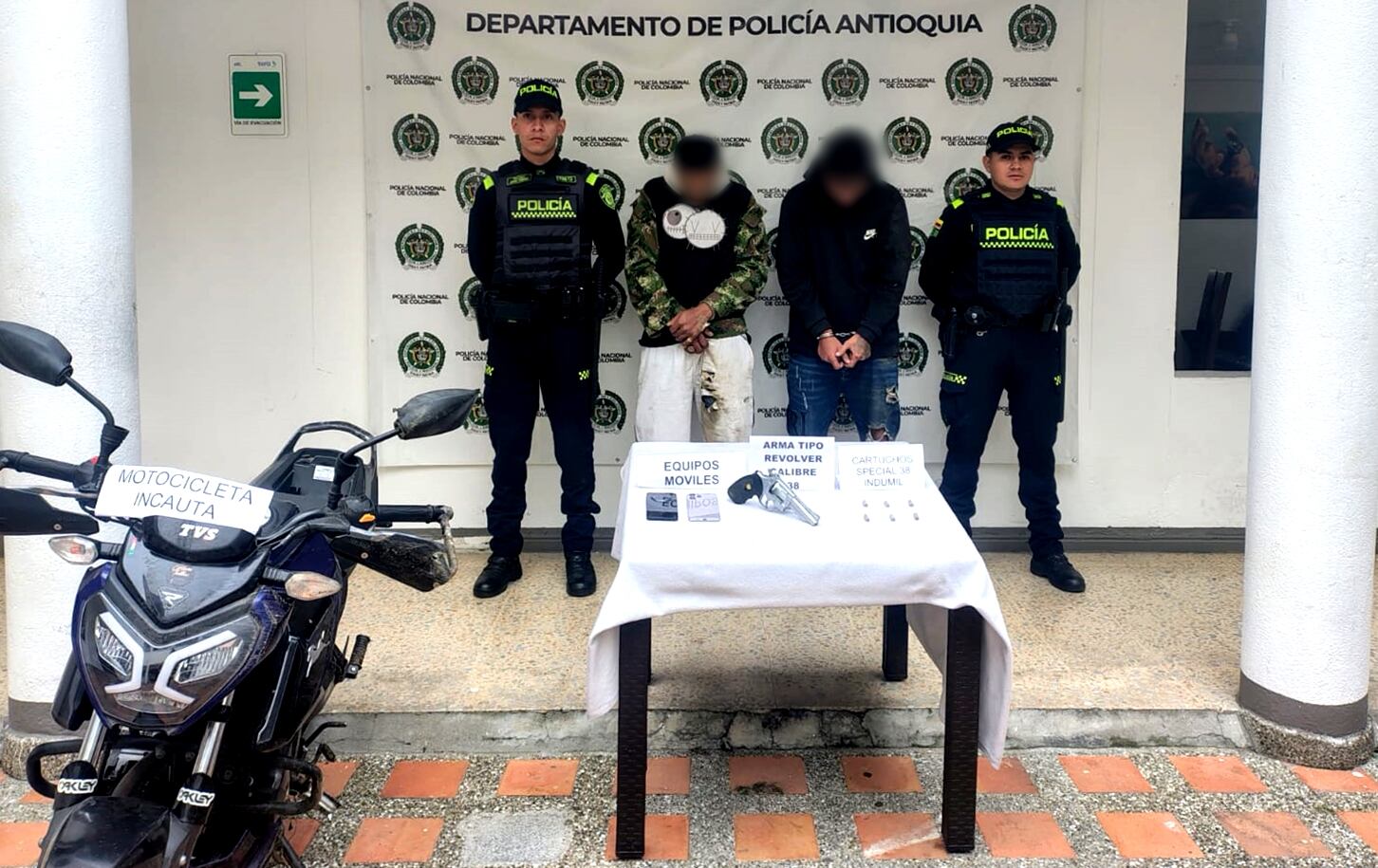 Capturado en Marinilla - foto policía Antioquia