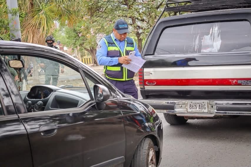 Controles de tránsito en La Parada, Villa del Rosario. / Foto: Datrans.