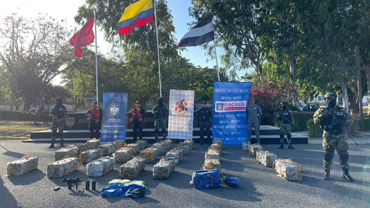 Armada logró la incautación de 930 kilogramos de cocaína en el Magdalena