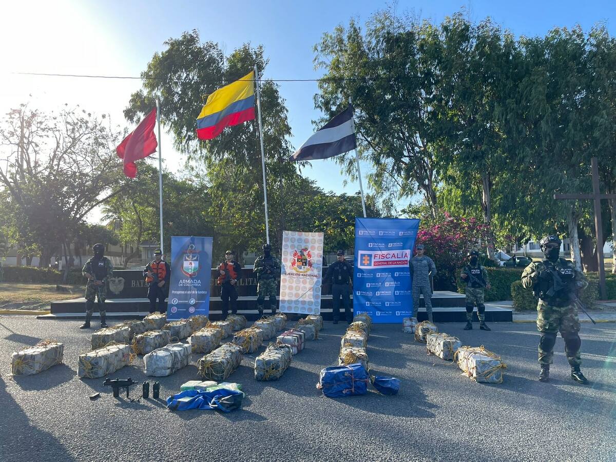 Armada logró la incautación de 930 kilogramos de cocaína en el Magdalena