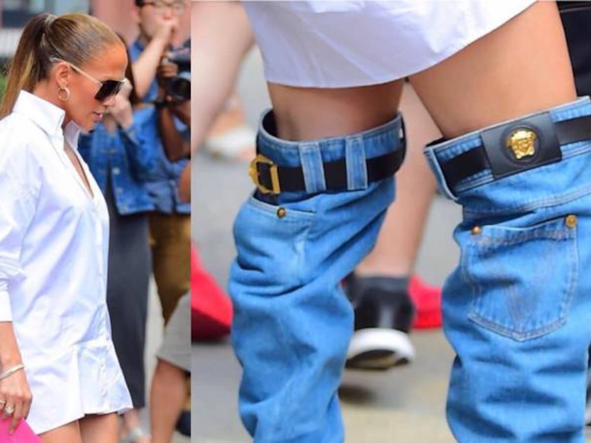 Los divertidos memes de Jennifer López por usar 'pantalón' hasta la rodilla