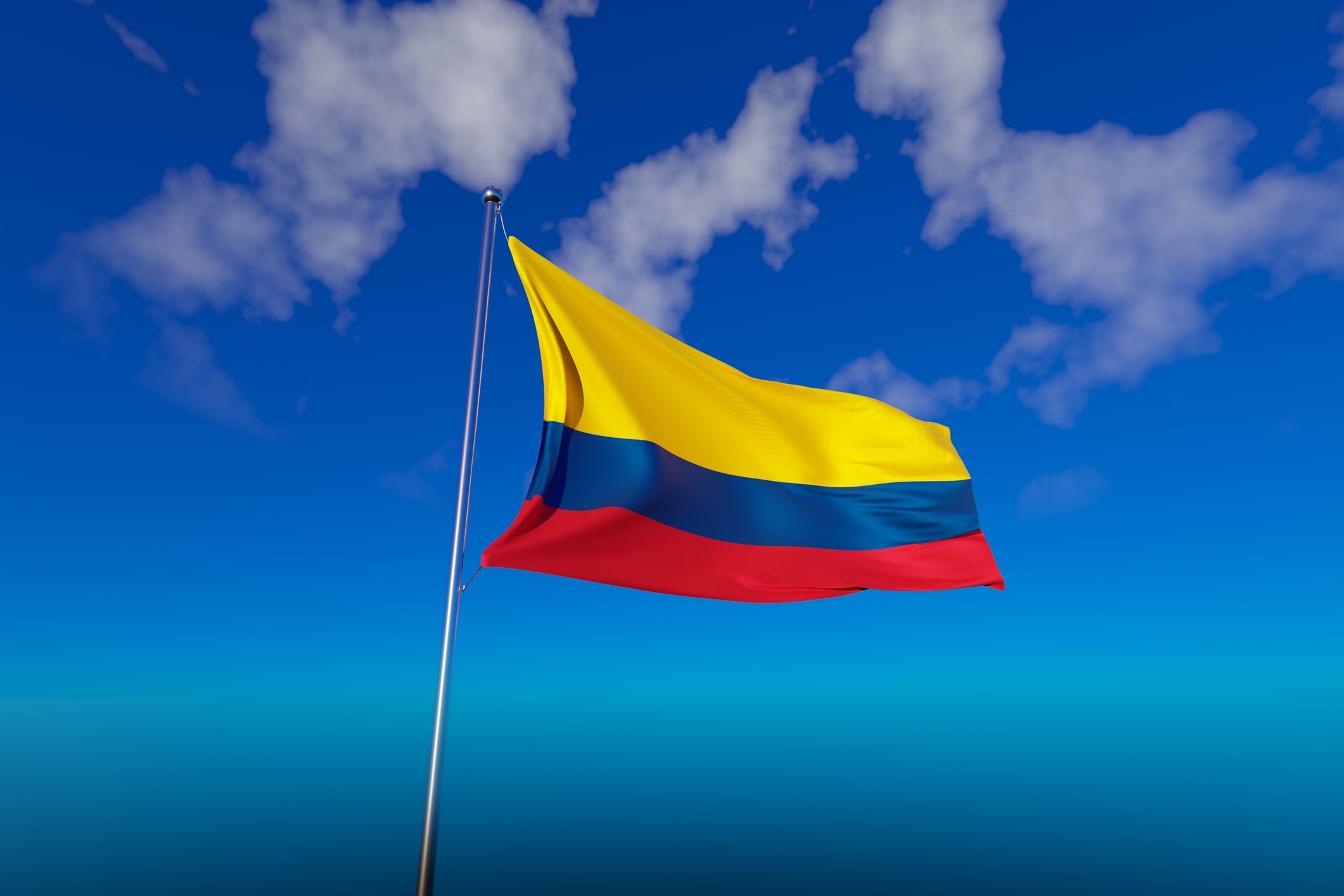 Bandera de Colombia. Foto: Getty Images