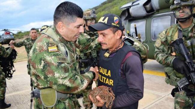 William Balmaceda fue recibido por Antonio María Beltrán comandante de la brigada 30 del Ejército Nacional