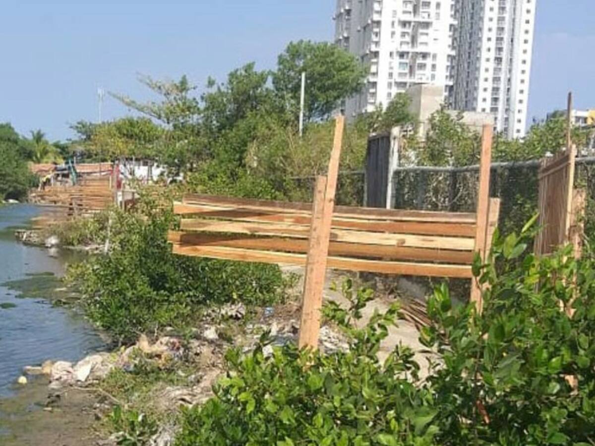 Ecobloque evitó invasión en las orillas de la Laguna del Cabrero