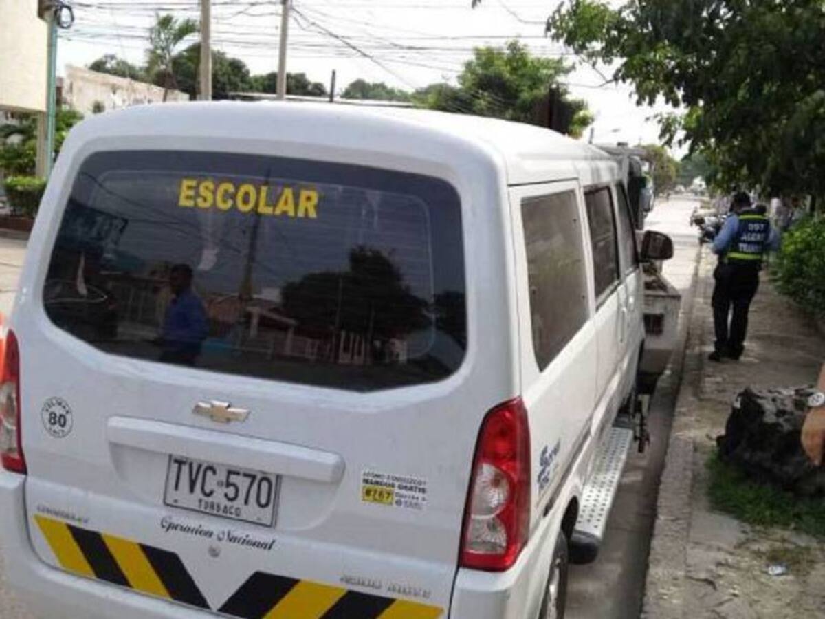 300 alumnos de colegios en Barranquilla afectados por falta de transporte escolar