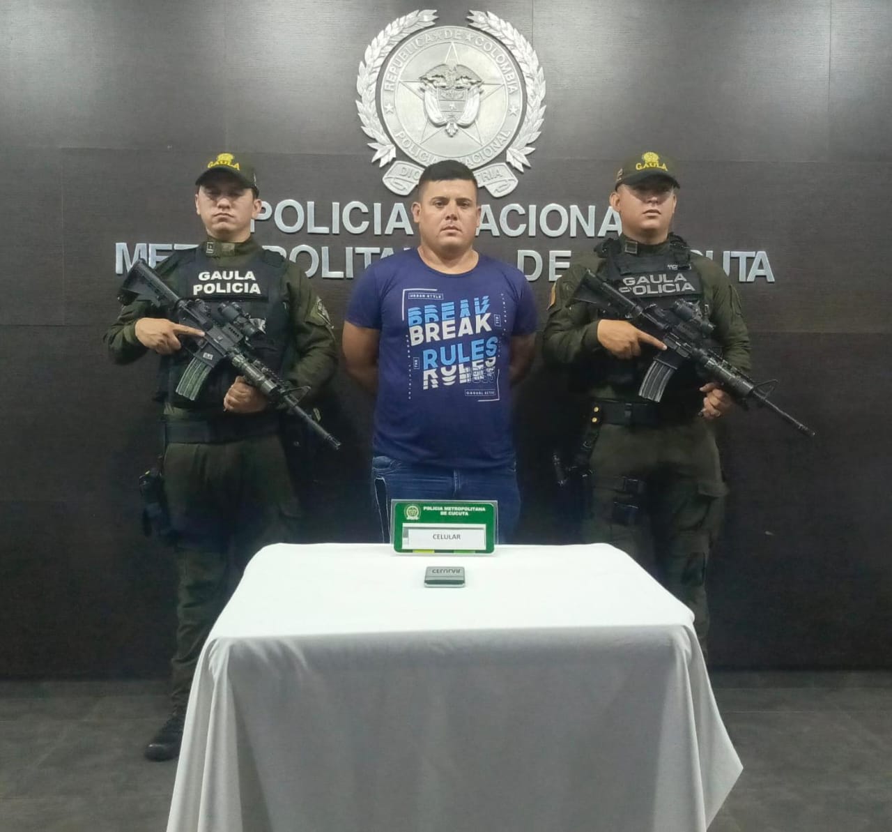Darwin José Guarín Chinchilla, alias “El Gordo” / Foto: Policía Metropolitana de Cúcuta
